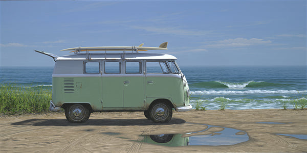 "Beach Bus" on canvas