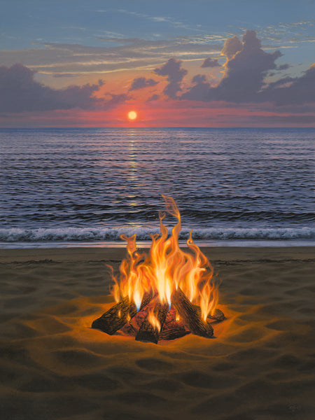 "Beach Bonfire"