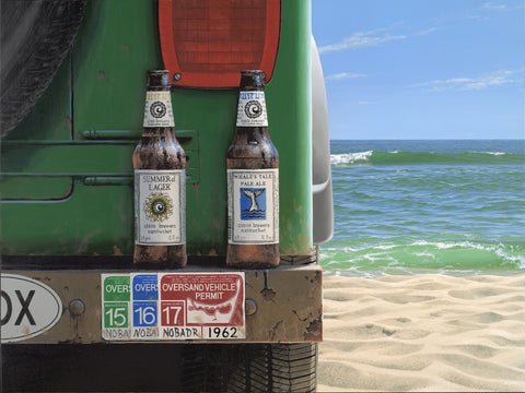 "Beach Beers" on canvas